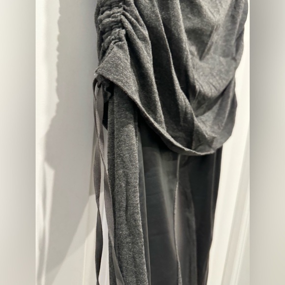 Molly Ades Maternity over the belly faux leather legging sz large charcoal NWOT - Picture 5 of 10